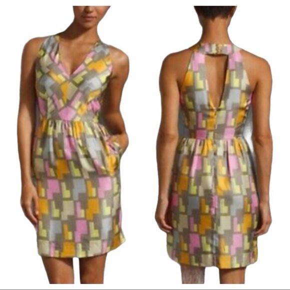 MILLY of NEW YORK CAMILLA HALTER DRESS 100… - Picture 14 of 14